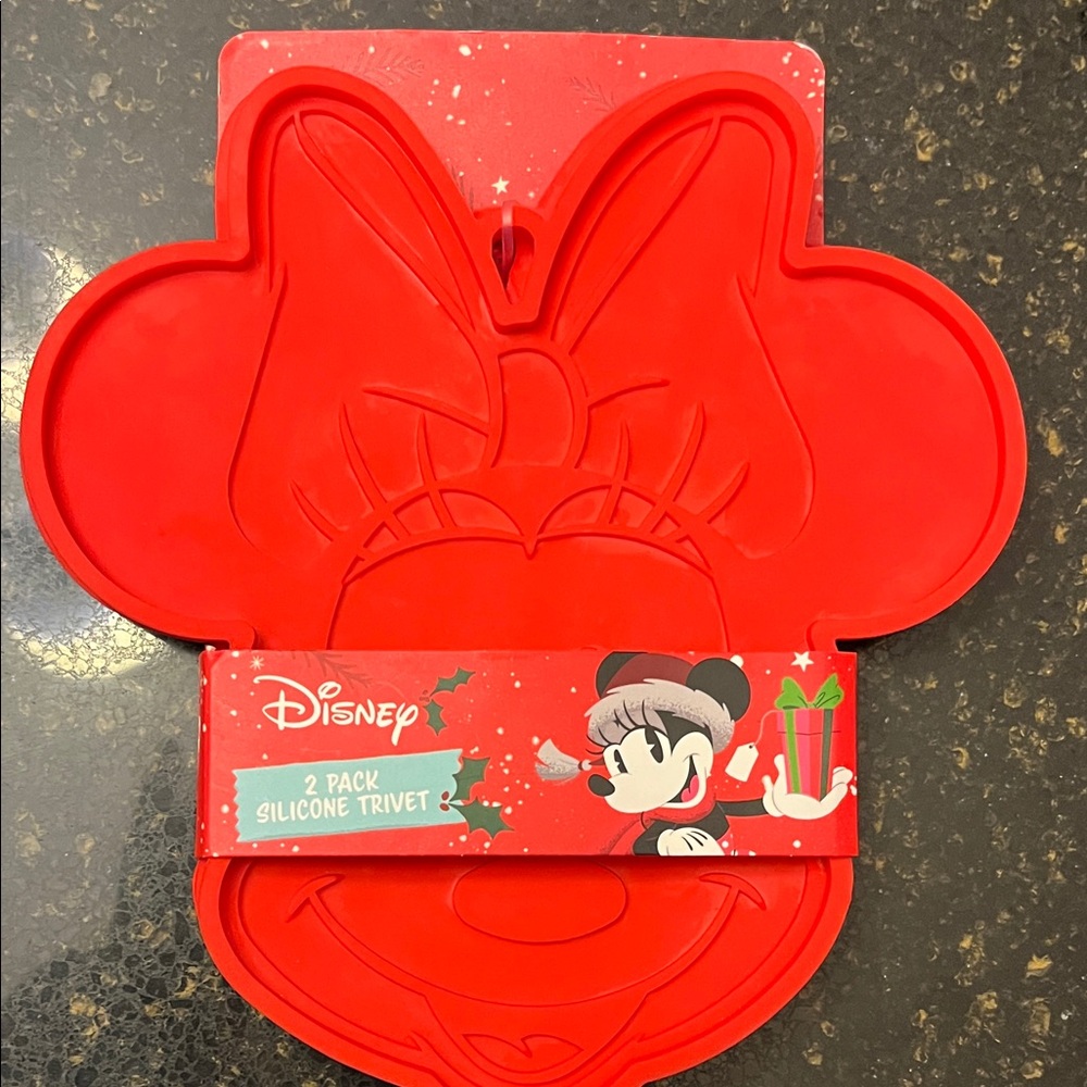 Disney Silicone Trivet Set NWT